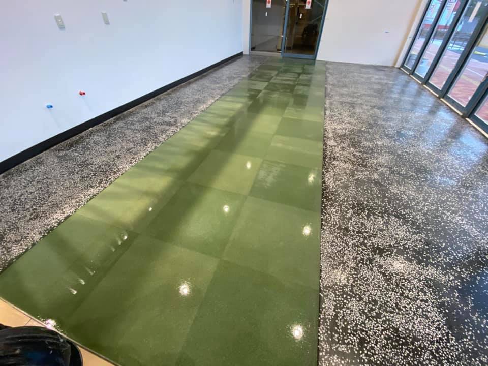 【お盆特価】未使用　ポリッシュコンクリート天板 お盆特価】未使用ポリッシュコンクリート天板